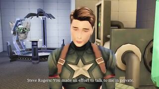 Agent Carter Analyzes Captain America's P3nis in a Steamy 3D Scene