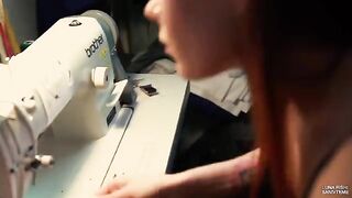 Stop sewing, let's enjoy some intimate fun with Luna Rishi