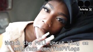 I Met A Hot Ebony Chick in Her Car, and We Had Some Fun!