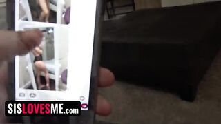 Plump step sister Alex Jane gets her pussy filled with cum