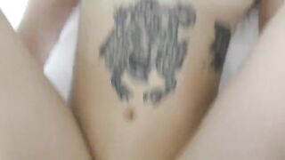 Blonde teen with big fake lips seduced a stranger