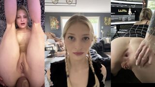 Young anal-loving slut gets her tight asshole gapped hard