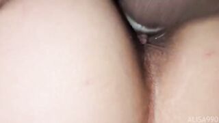 A Russian sexwife gets fucked by her husband and his friend in a bi-sex threesome