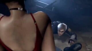 Ada Wong fucked by Leon Kennedy in a lab during a zombie invasion - Resident Evil Porn