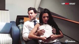 Hot foursome with Alexa Tomas and Sicilia, two gorgeous European girls