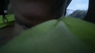 Katty Blake getting fucked in a moving car in Bucaramanga