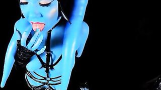 A Twi'lek gets trained to be a whore in this Star Wars parody, which is quite interesting