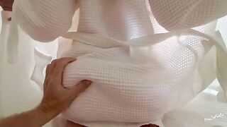 I shook my ass on cam, the stepbrother couldn't resist and came over