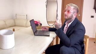 Italian secretary gets fucked hard by her boss in the office
