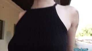 A compilation of hot girls flashing and fucking outdoors - horny risky sex