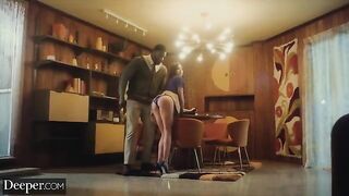 College girl Kylie gets fucked by her mild-mannered tutor
