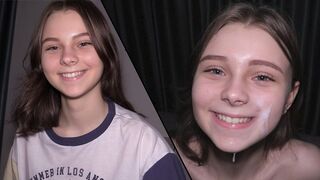 Submissive teen gets fucked by her dominant boyfriend