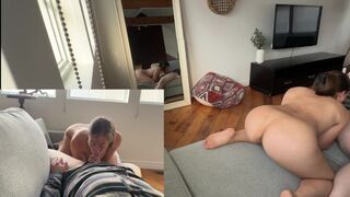 A couple has sex in a hotel room with another couple