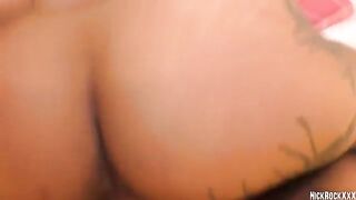 Rainbow teen celebrates her 18th birthday with a rough and wet fuck