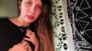My stepsister is jerking off her boyfriend’s cock