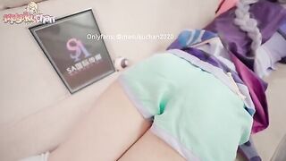 Thick Thighs Massage Smut with Qiqi from Genshin Impact getting fucked hard
