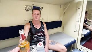 A girl was fucked by a charming stranger on the train, it was just great