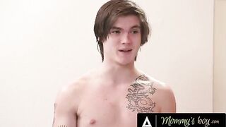 Pervert stepson wants to explore his sexy MILF Crystal Rush’s tight backside