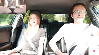 The guy surprised his girlfriend Verlonis with a present while driving in public