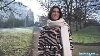 A beautiful European girl, a biology student, got a new job