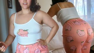 A stepmom with a big ass gets massage from her stepson