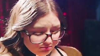 Nice babe Leana is tied up and fucked by a dominant man Maximo