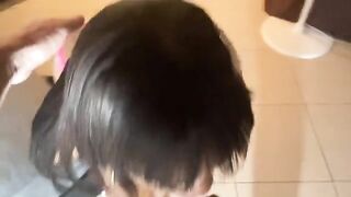 A cute petite girl with small boobs fucks with Italian hung