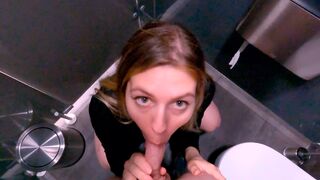 A shoplifter got fucked by a guy in the mall toilet