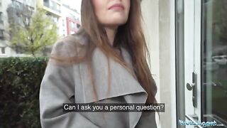 A hot babysitter fucks with a complete stranger in her apartment for cash