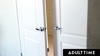 The hot MILF Alexis Fawx catches her teen neighbor Carter Cruise in a private moment