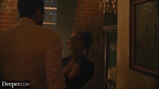 A curvy burlesque dancer gets creampied at an afterparty in this intense DEEPER scene