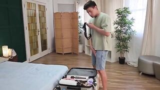 I caught my foreign friend masturbating in my panty and I got fucked hard by Kourtney Love