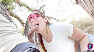 Babe would do anything to get her bike fixed, this time she got lucky