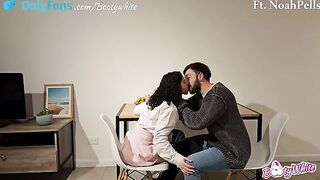 We studied together and ended up fucking, featuring Noah Pells' big ass Latina magic