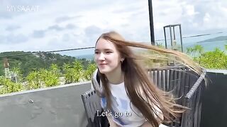 Met a cute girl on vacation and fucked her in the hotel room
