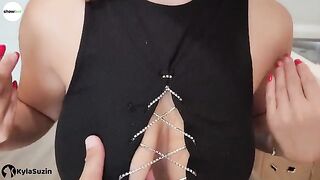 The girl is looking for excuses to get cum shot