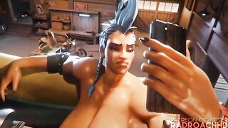 Junker Queen destroys Mei’s cunt in intense 3D action
