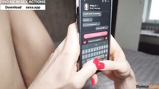 A girl sent me a photo of her tits on a dating site