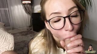 The boss fucked his secretary at work, she was sexy and petite