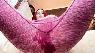 Redhead beauty Lina Moore gets her pussy and ass railed