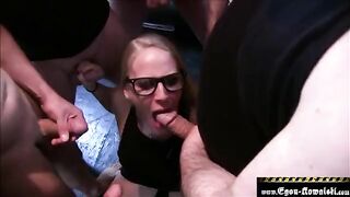 Hot German amateur Lara Cumkitten gets her pussy filled with cum
