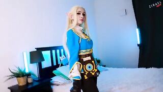 Zelda fucks with a cock because she’s no longer waiting for Link