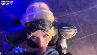 Starcraft's Nova Character Gets Her Cock Sucking And Cum Swallowing Skills Tested