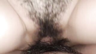 A nice woman has sex with her husband and gets a wet pussy creampie