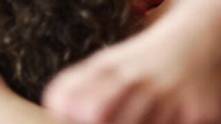 Young hippie gives a deep blowjob and receives a lot of cum