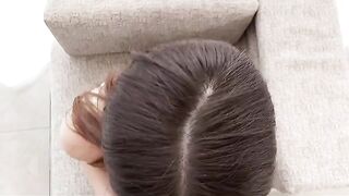 Unmatched close-up handjob and blowjob action with stunning Asian beauty