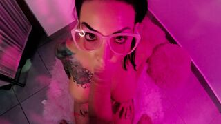 Horny girl Chanty wants to be cum on her lollipop