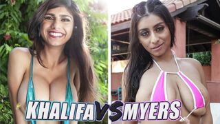 Battle of the GOATs: Mia Khalifa vs Violet Myers - BangBros