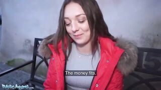 Cheating Isabela de Laa gets fucked in public for cash by Agent