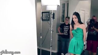 Two teenage prom queens know how to amuse each other without help